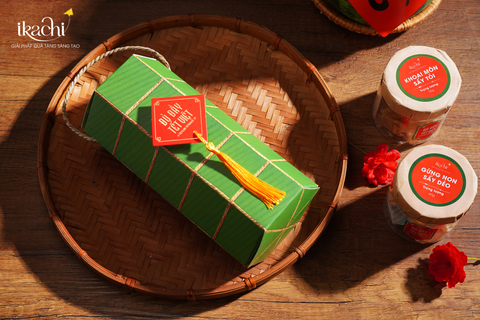 COMBO QUÀ TẾT XANH IKACHI | Bánh Tét - Yêu Thương