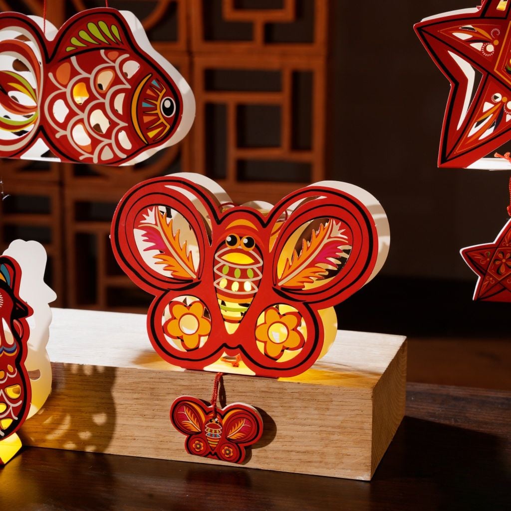 Lồng Đèn Đón Trăng 3in1 - Bướm