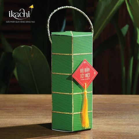 COMBO QUÀ TẾT XANH IKACHI | Bánh Tét - Yêu Thương