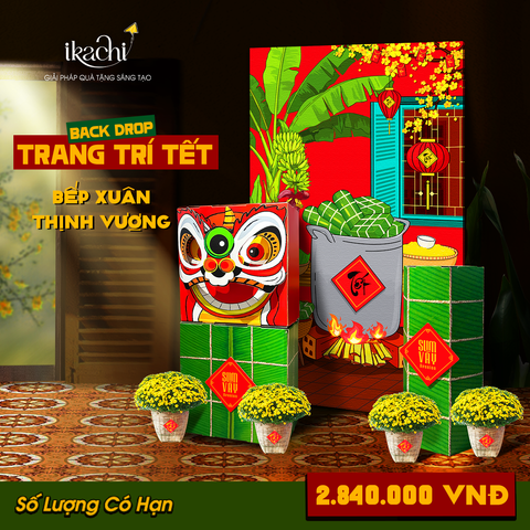 COMBO TRANG TRÍ TẾT XANH | Bếp xuân thịnh vượng