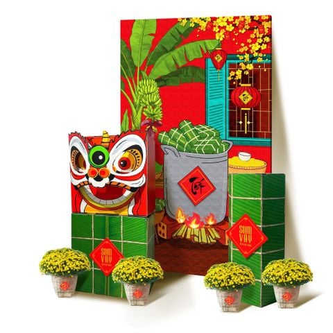 COMBO TRANG TRÍ TẾT XANH | Bếp xuân thịnh vượng