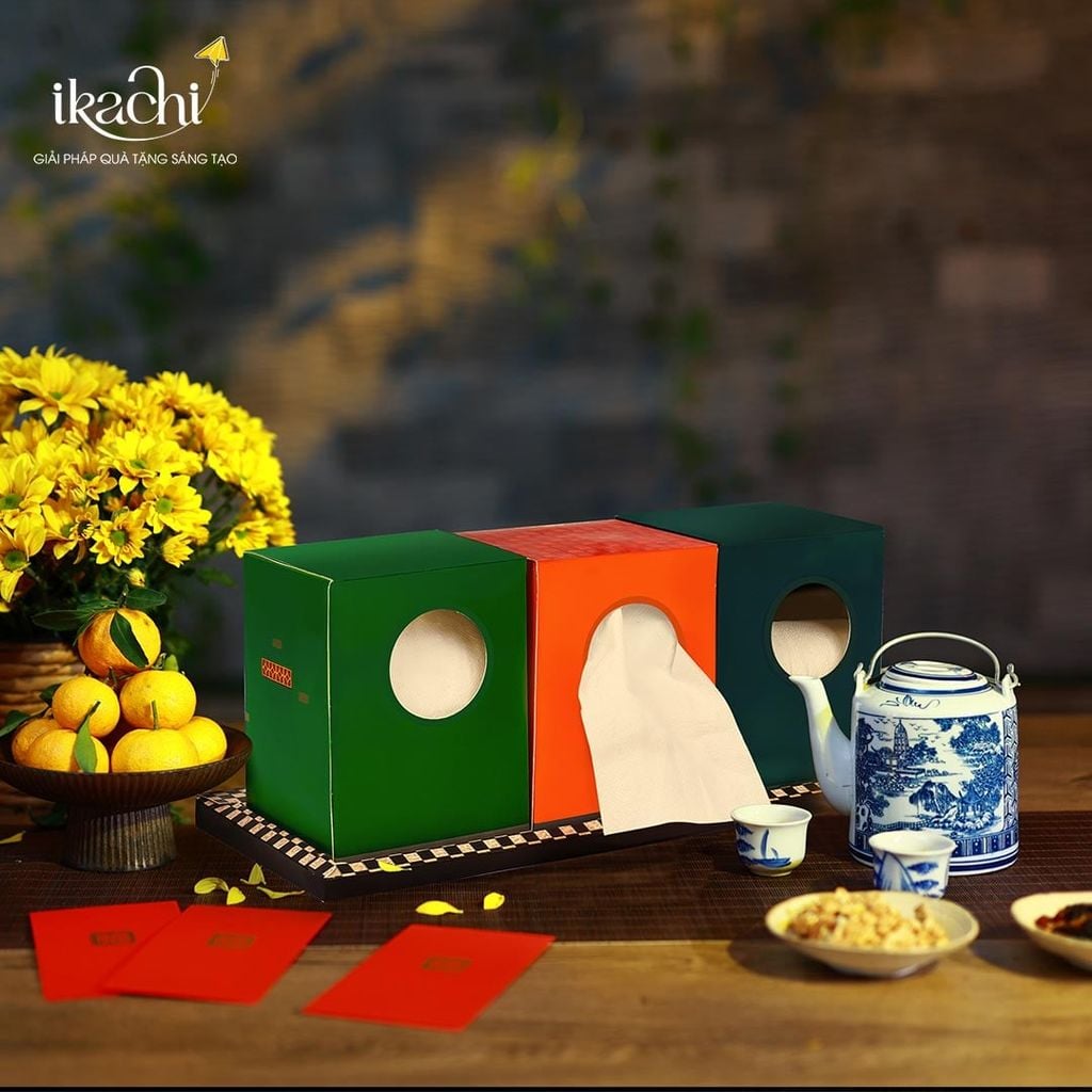 COMBO QUÀ TẾT XANH IKACHI | Chúc Tết