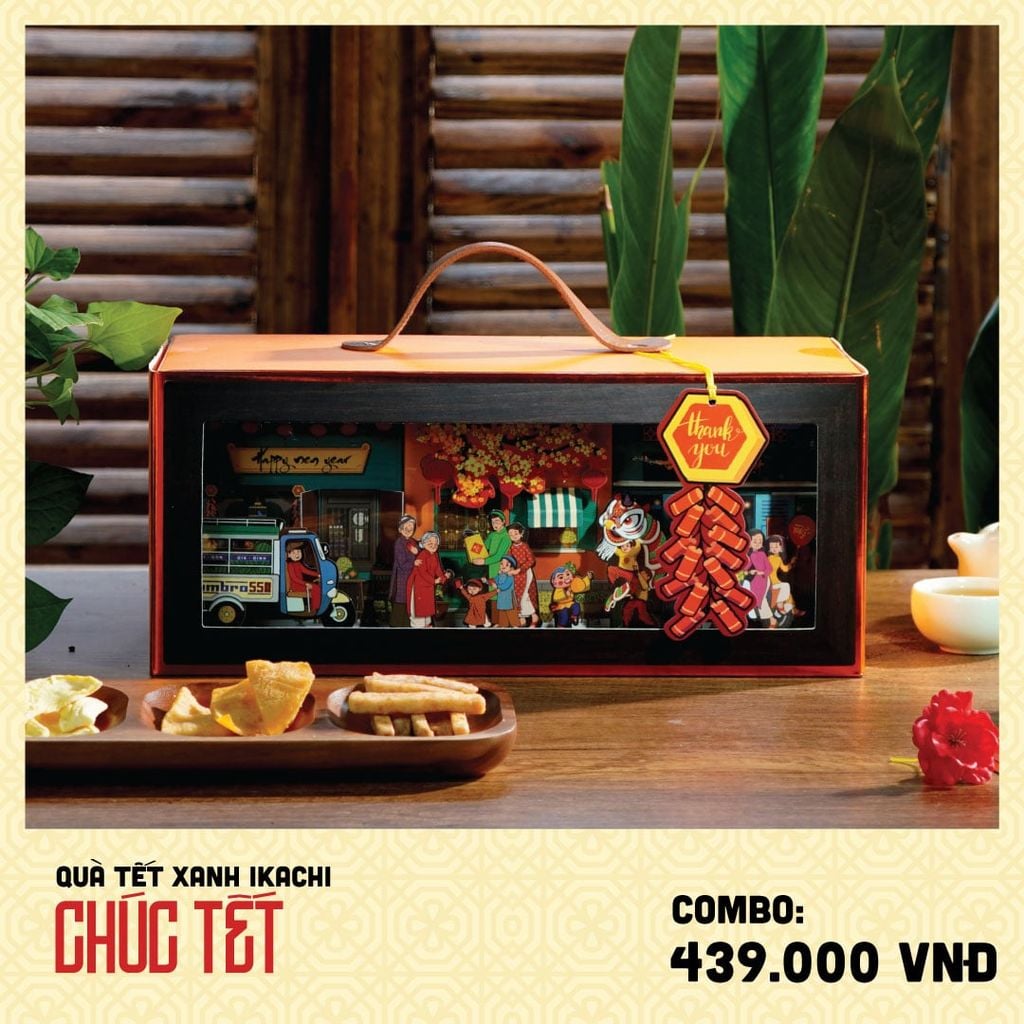 COMBO QUÀ TẾT XANH IKACHI | Chúc Tết
