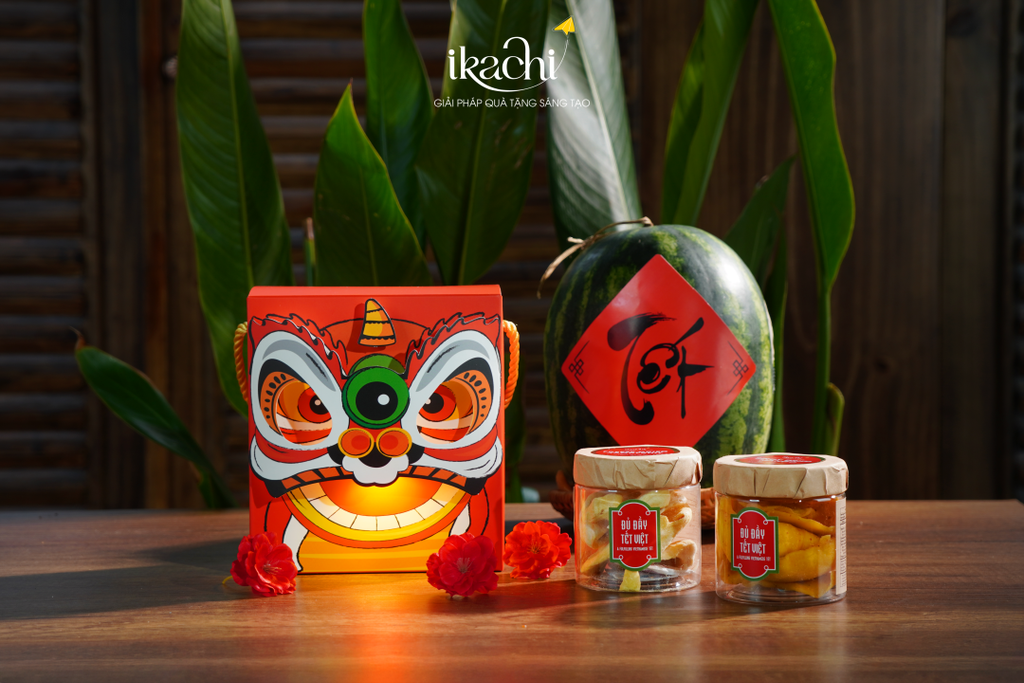 COMBO QUÀ TẾT XANH IKACHI | Lân Rước Lộc