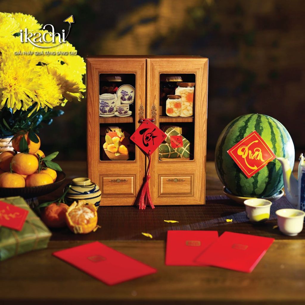 COMBO QUÀ TẾT XANH IKACHI | Đủ Đầy