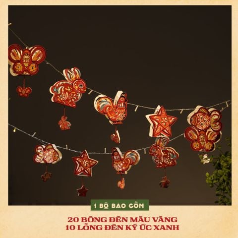 Dây Đèn Trang Trí Ký Ức Xanh