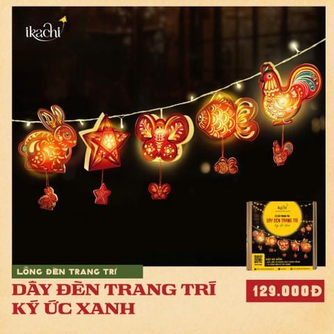 Dây Đèn Trang Trí Ký Ức Xanh
