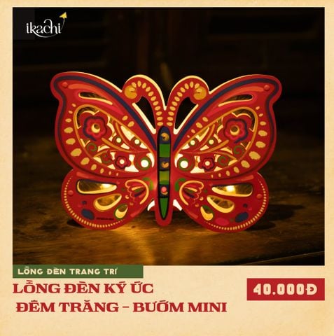 Lồng đèn trang trí Ký Ức Trung Thu - Bướm Mini