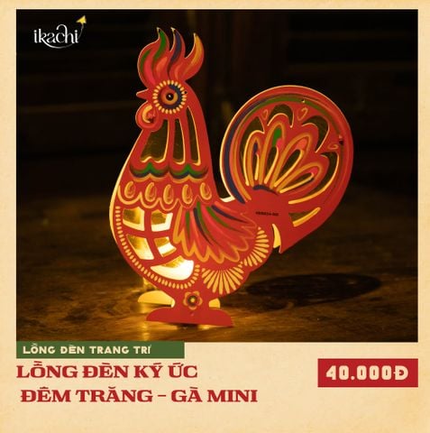 Lồng đèn trang trí Ký Ức Đêm Trăng - Gà Mini