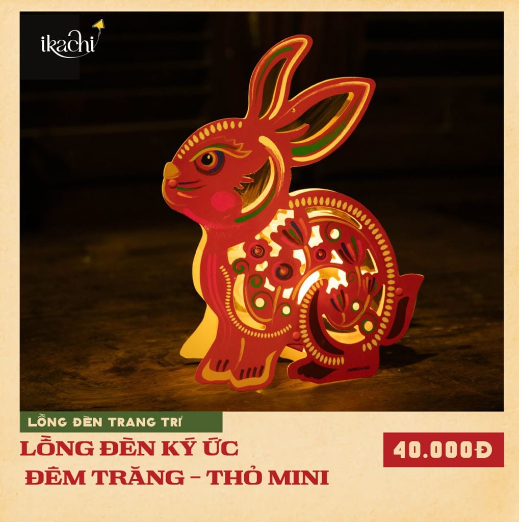 Lồng đèn trang trí Ký Ức Trung Thu - Thỏ Mini