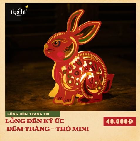 Lồng đèn trang trí Ký Ức Trung Thu - Thỏ Mini