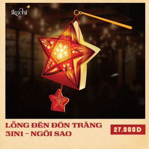Lồng Đèn Đón Trăng 3in1 - Sao