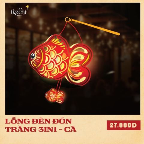 Lồng Đèn Đón Trăng 3in1 - Cá