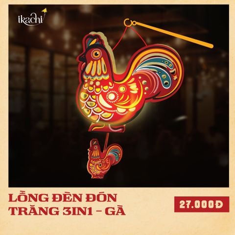Lồng Đèn Đón Trăng 3in1 - Gà