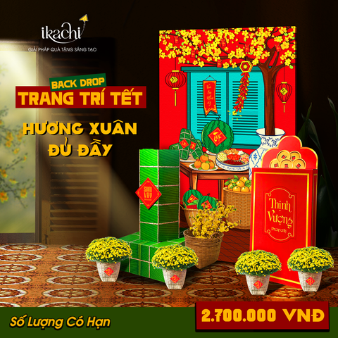 COMBO TRANG TRÍ TẾT XANH | Hương xuân đủ đầy