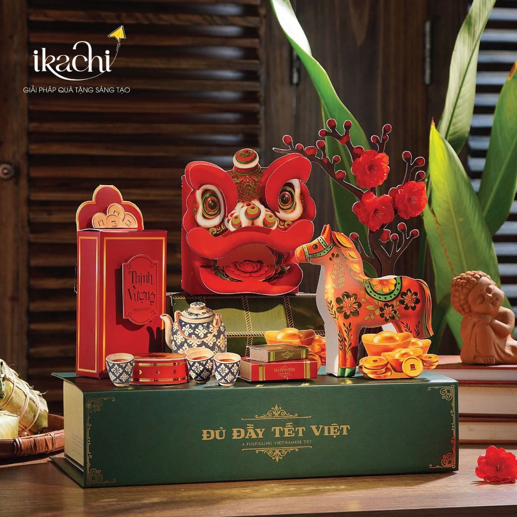 COMBO QUÀ TẾT XANH IKACHI | Khai Xuân Phú Quý
