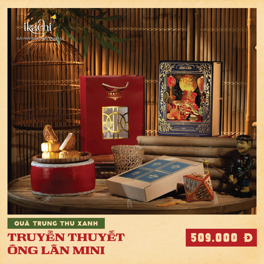 COMBO HỘP QUÀ TRUNG THU XANH | Truyền Thuyết Lân Mini