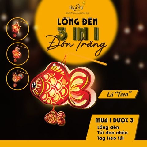 Lồng Đèn Đón Trăng 3in1 - Cá
