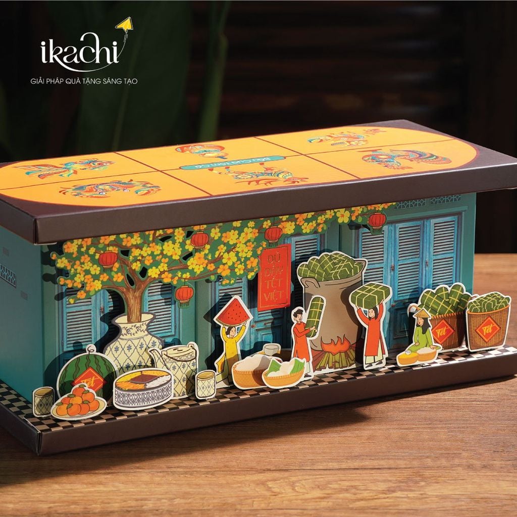 COMBO QUÀ TẾT XANH IKACHI | Lộc Tết Đủ Đầy