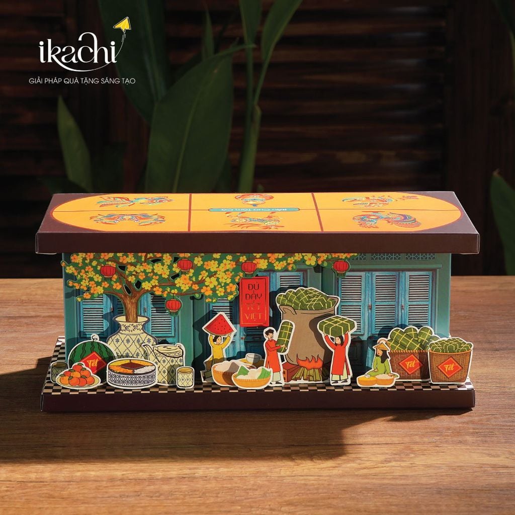 COMBO QUÀ TẾT XANH IKACHI | Lộc Tết Đủ Đầy