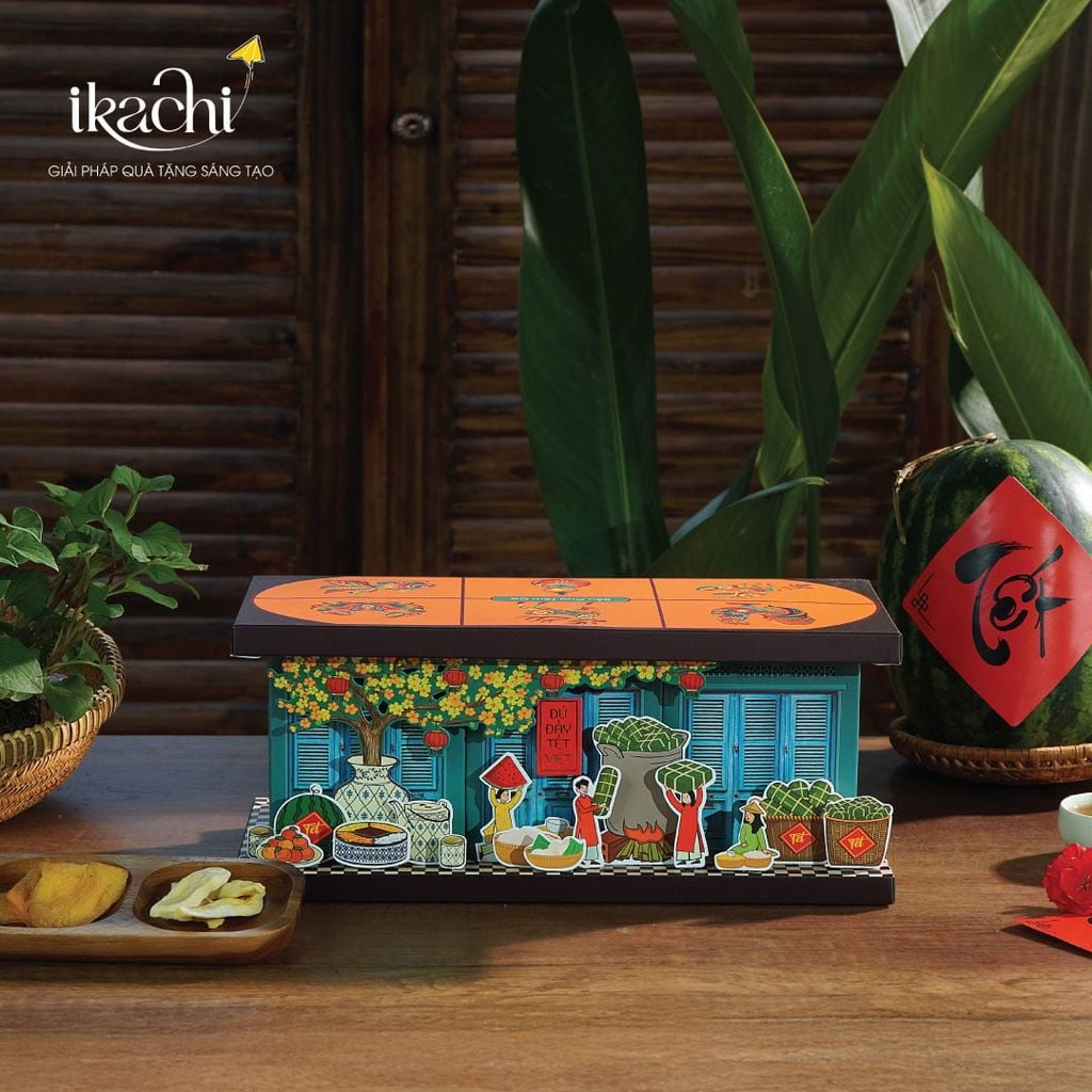 COMBO QUÀ TẾT XANH IKACHI | Lộc Tết Đủ Đầy