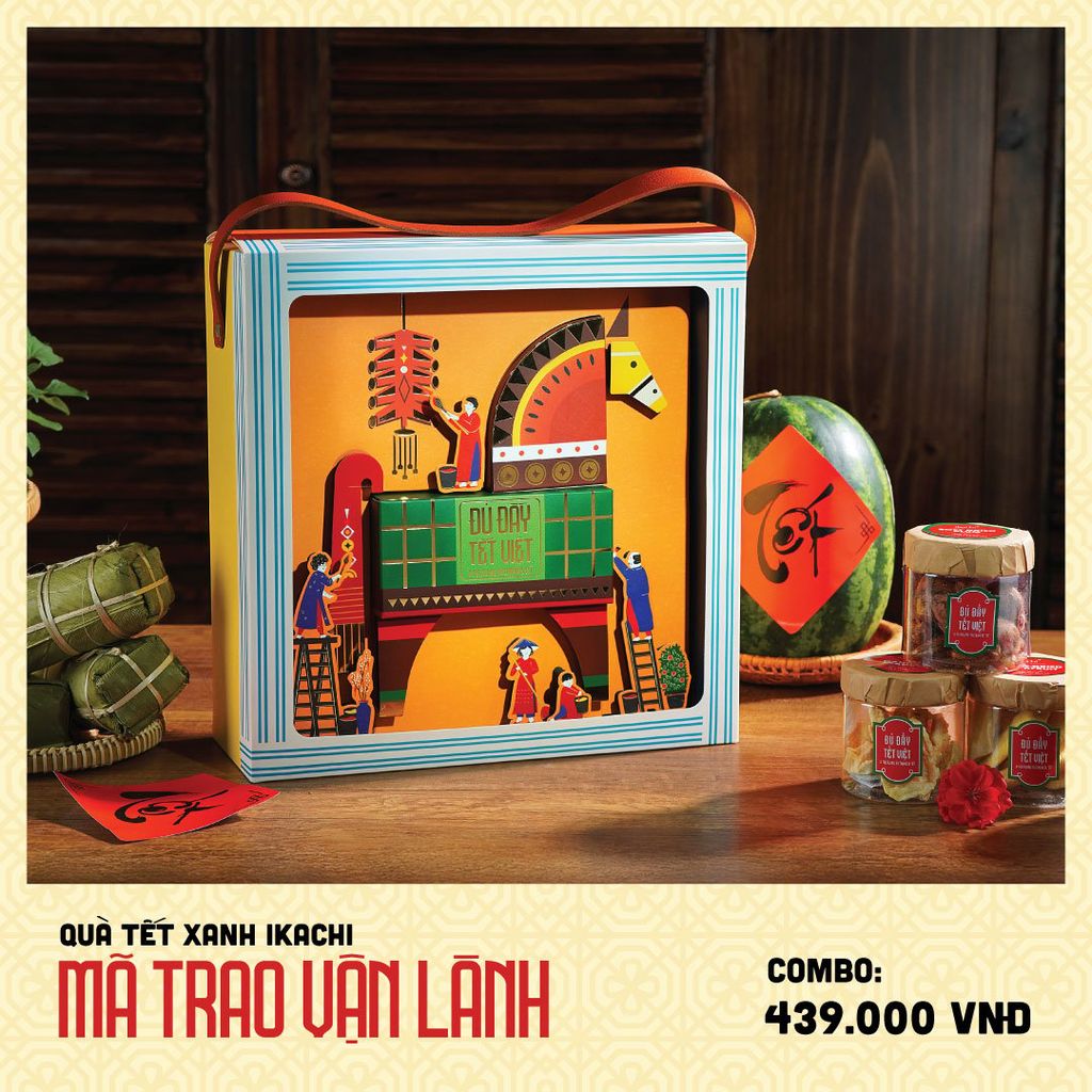 COMBO QUÀ TẾT XANH IKACHI | Mã Trao Vận Lành