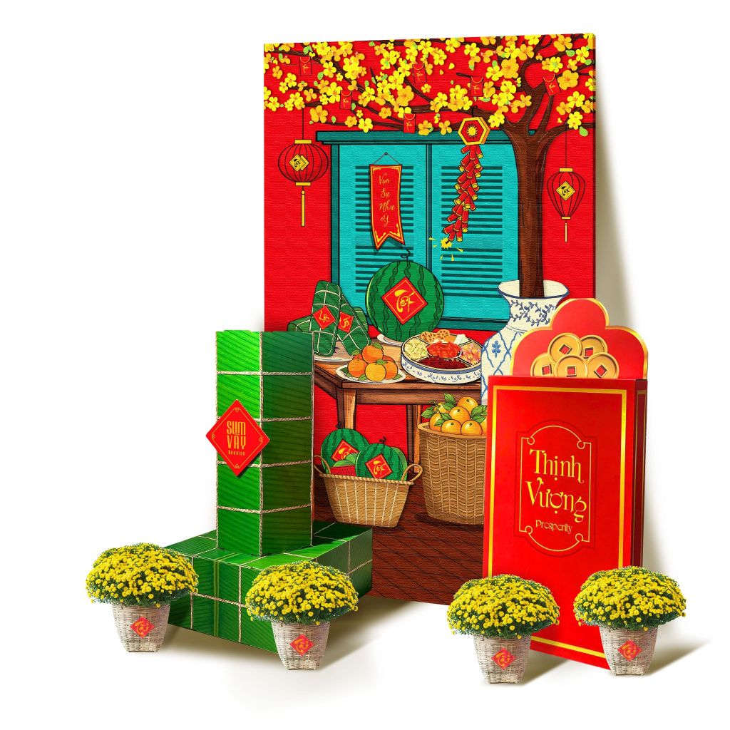 COMBO TRANG TRÍ TẾT XANH | Hương xuân đủ đầy