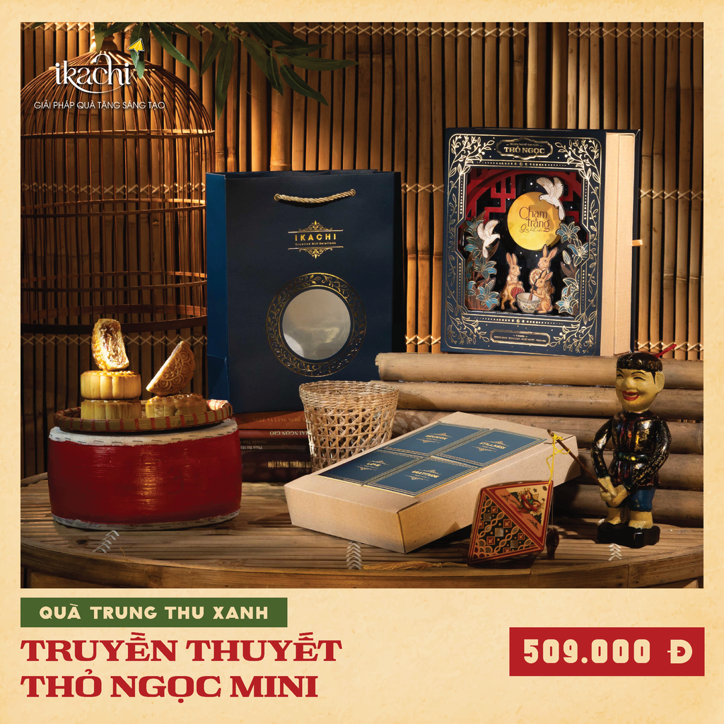 COMBO HỘP QUÀ TRUNG THU XANH | Truyền Thuyết Thỏ Ngọc Mini