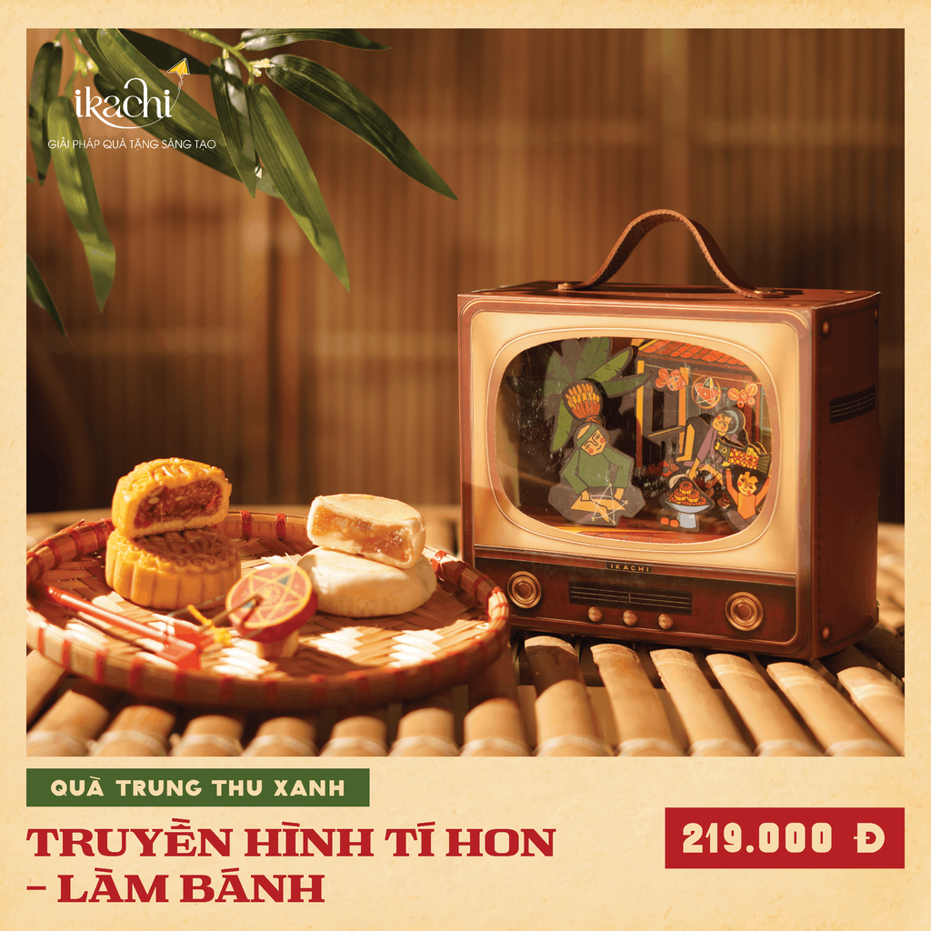 COMBO HỘP QUÀ TRUNG THU XANH | Truyền Hình Tí Hon - Làm Bánh