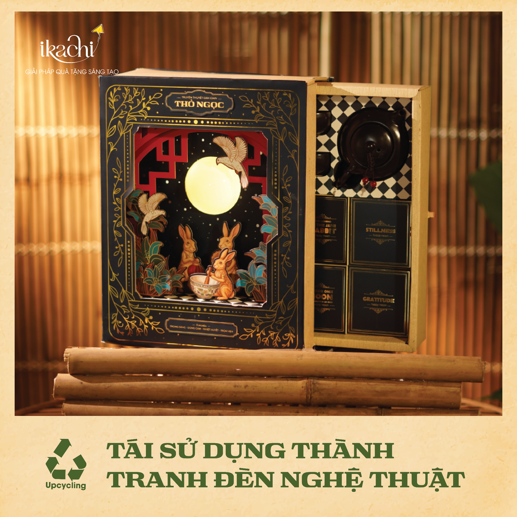 COMBO HỘP QUÀ TRUNG THU XANH | Truyền Thuyết Thỏ Ngọc