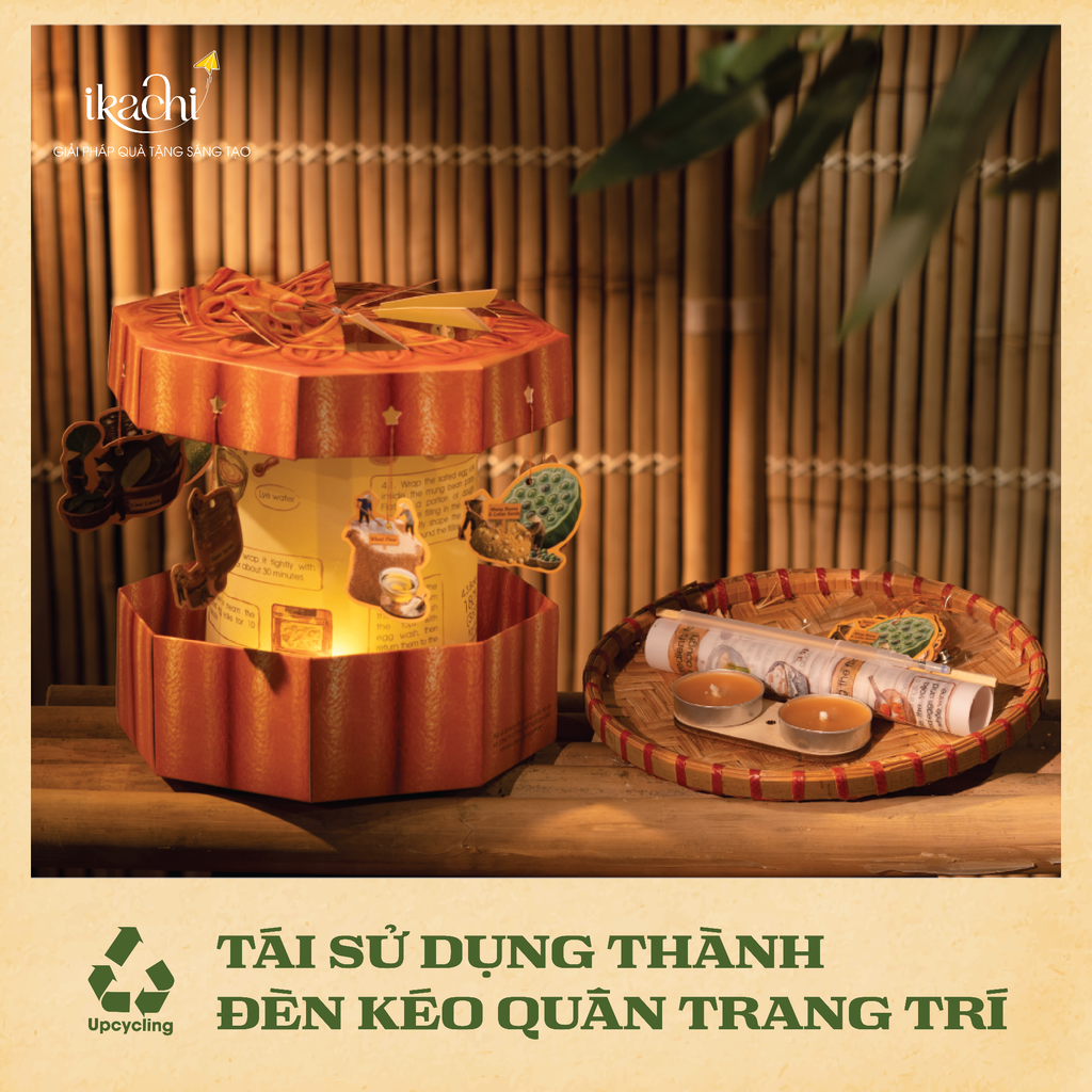 COMBO HỘP QUÀ TRUNG THU XANH | Bánh Nướng Kéo Quân