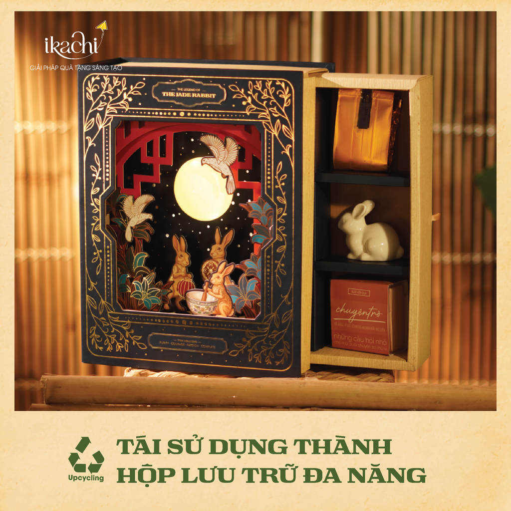 COMBO HỘP QUÀ TRUNG THU XANH | Truyền Thuyết Thỏ Ngọc