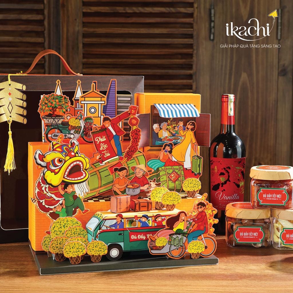 COMBO QUÀ TẾT XANH IKACHI | Phát Lộc Tài