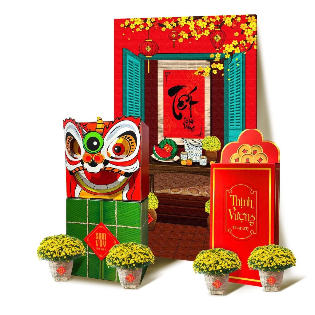 COMBO TRANG TRÍ TẾT XANH | Xuân lành gõ cửa