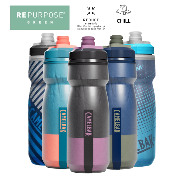  Bình Giữ Lạnh 2 lớp 620ml Podium Chill Outdoor Bike Bottle, Isulated 