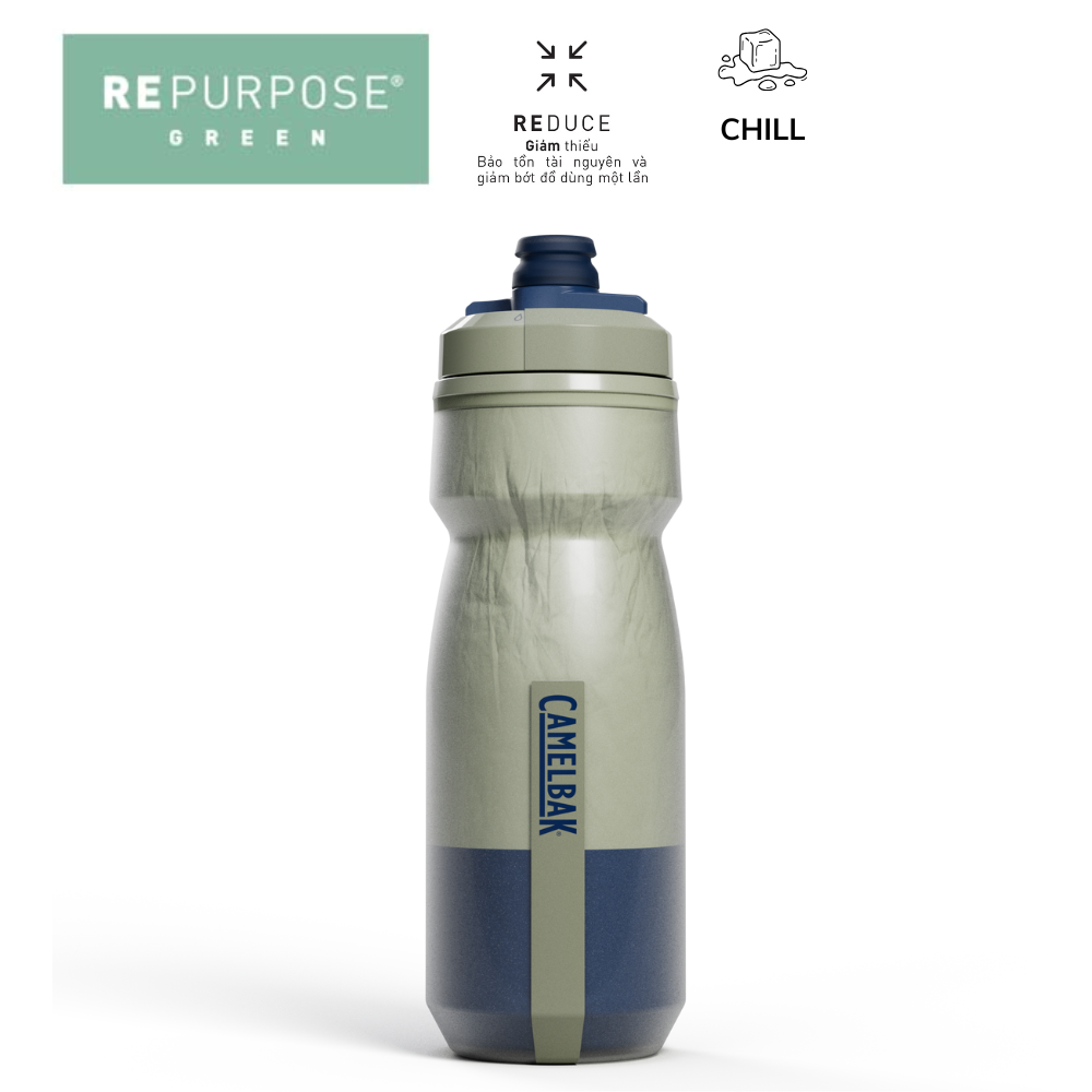  Bình Giữ Lạnh 2 lớp 620ml Podium Chill Outdoor Bike Bottle, Isulated 