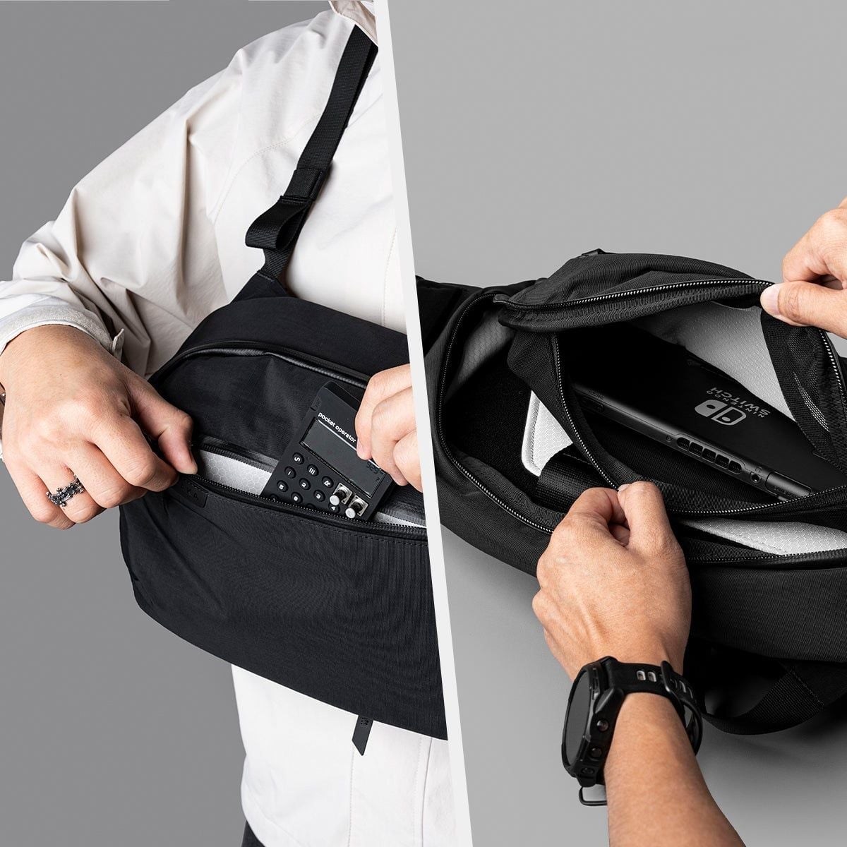  ALPAKA Metro Crossbody – Left Shoulder 