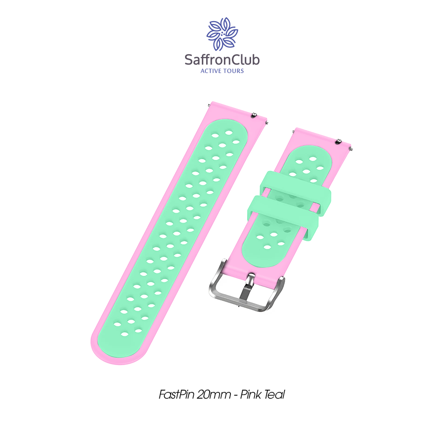  Fast Pin 20mm Band - Black/Gray 