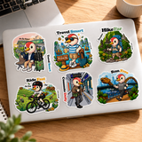  Bộ Sticker Lưu Niệm SaffronClub 