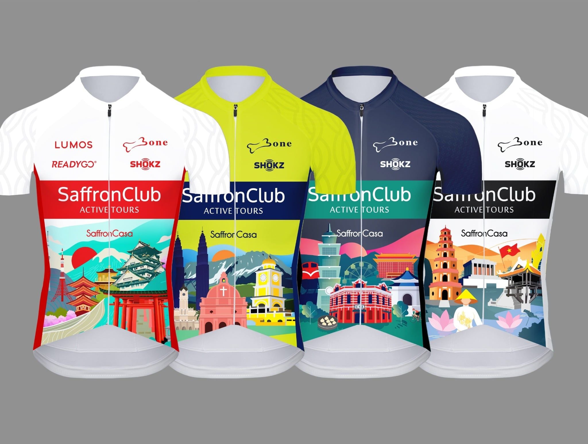  Áo Đạp Xe Heritage Jersey (Vietnam/Taiwan/Malaysia/Japan) 