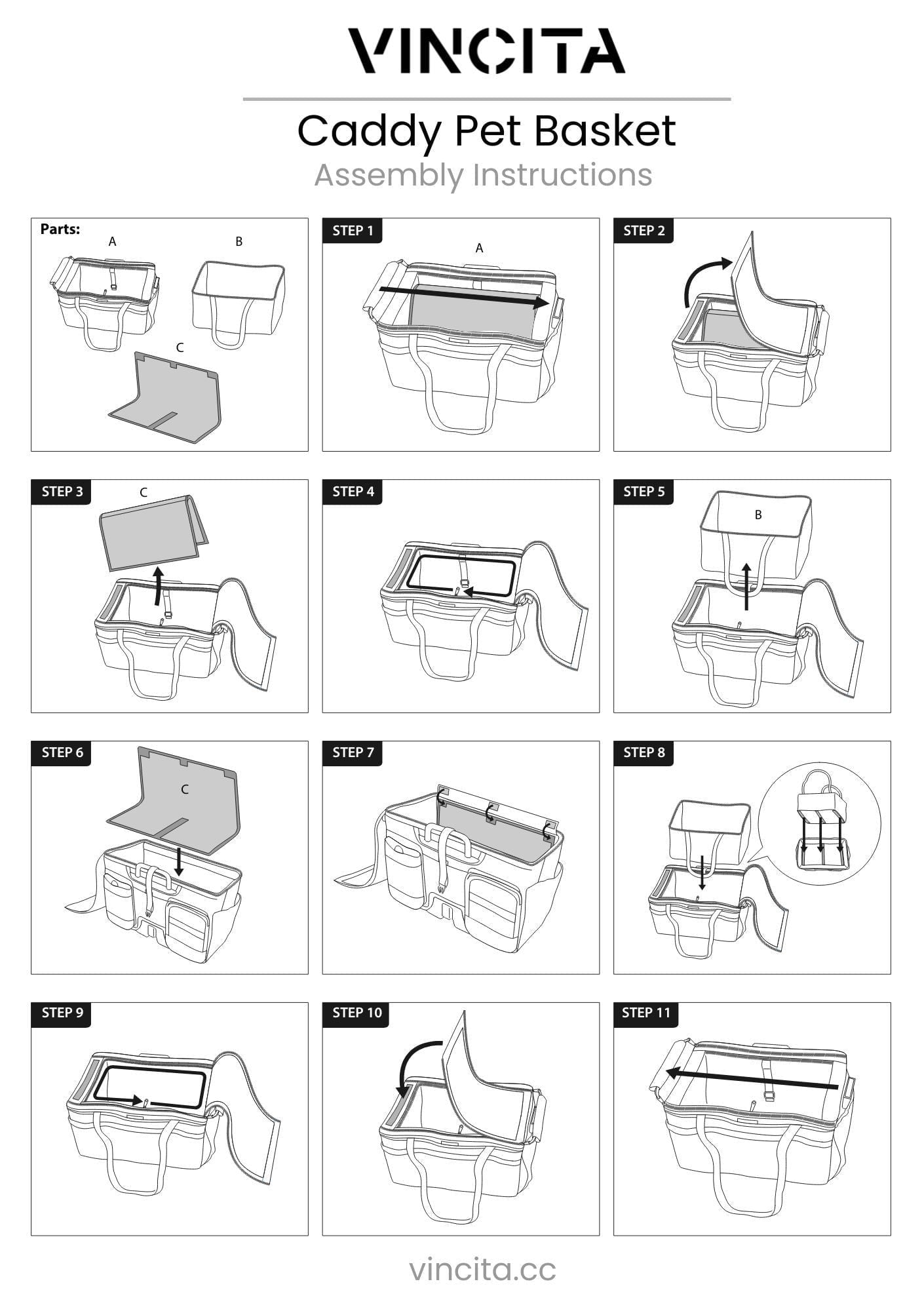  Caddy Pet Basket 