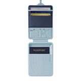  Lanyard Passport - Genuine Leather 