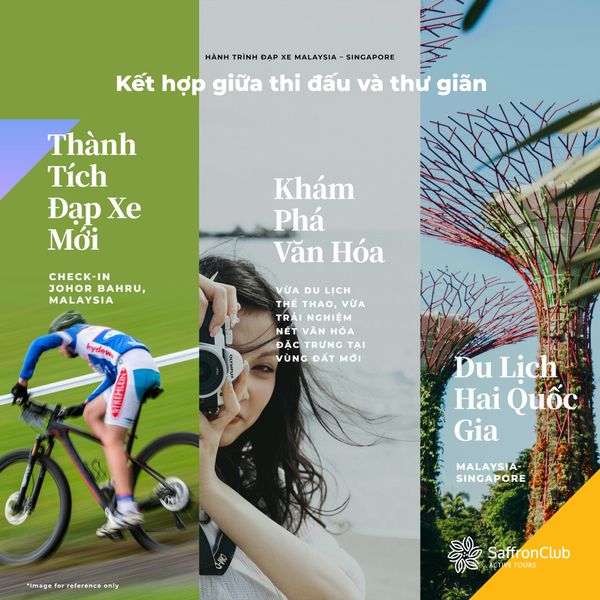  Tour Đạp Xe Johor 2025 – Khám Phá Singapore 4N3Đ 