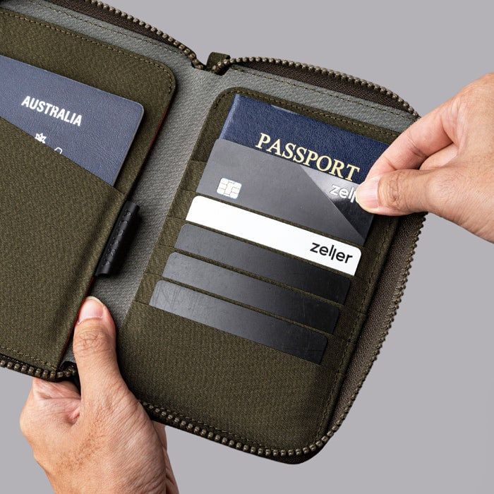  ALPAKA Zip Passport Wallet 