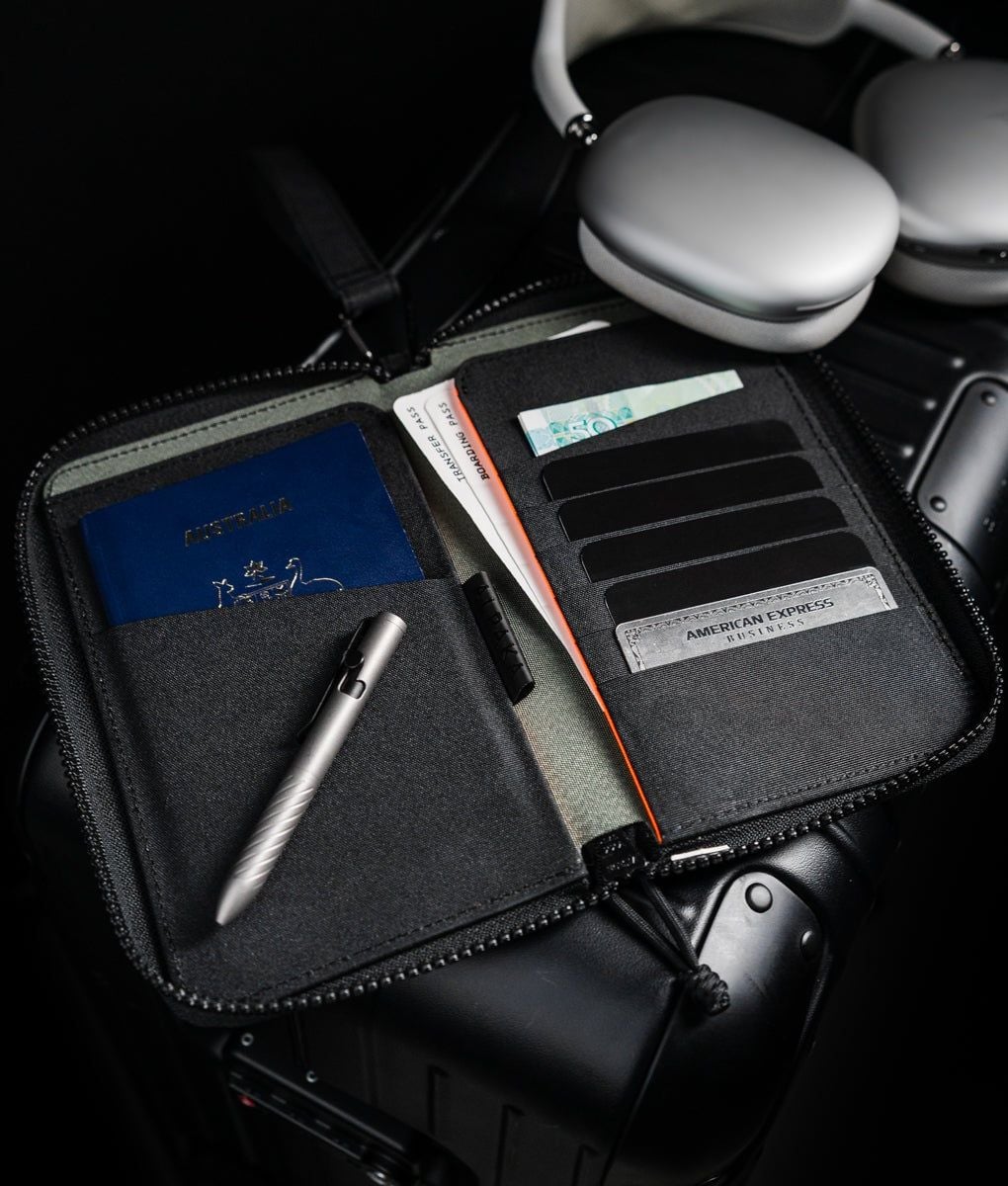  ALPAKA Zip Passport Wallet 