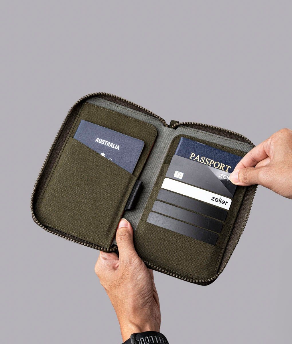  ALPAKA Zip Passport Wallet 
