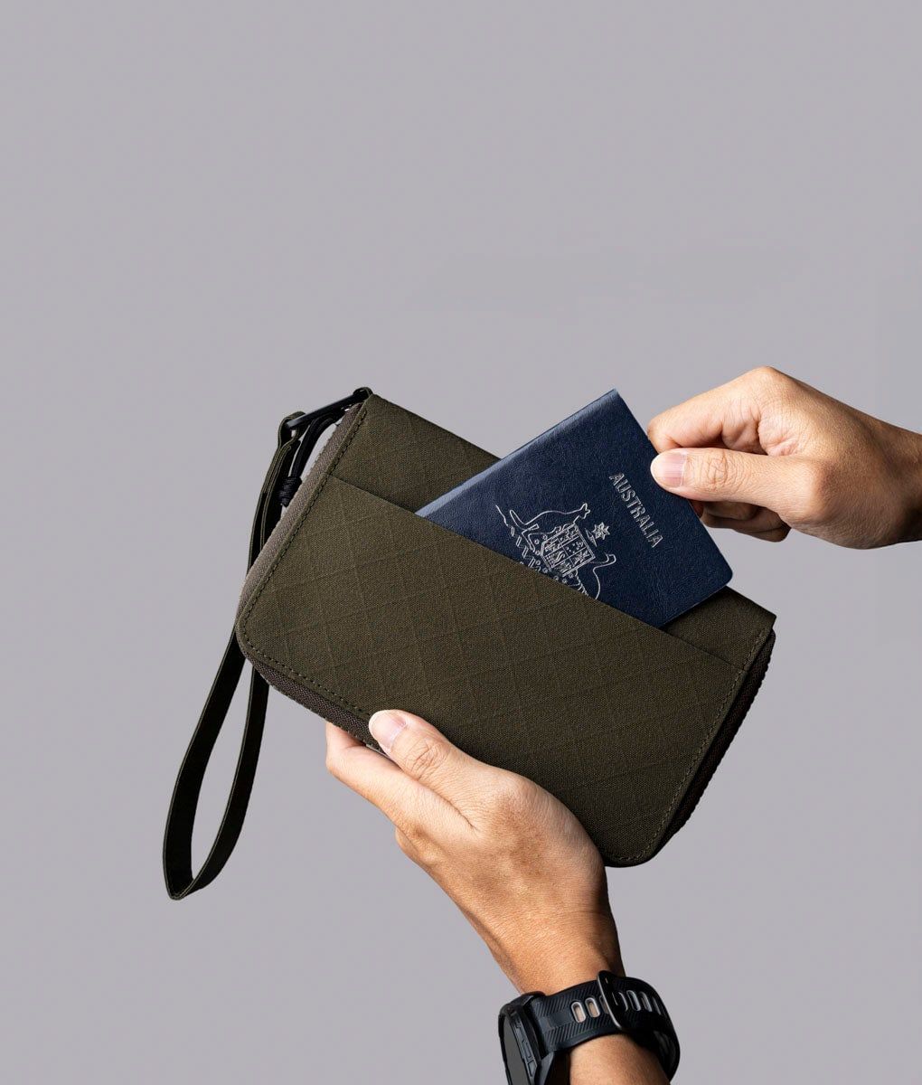  ALPAKA Zip Passport Wallet 