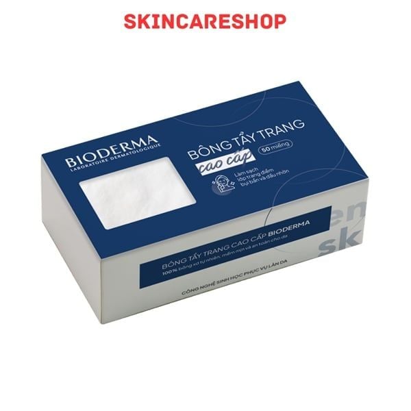 (Gift) Bông tẩy Trang Bioderma 50 miếng