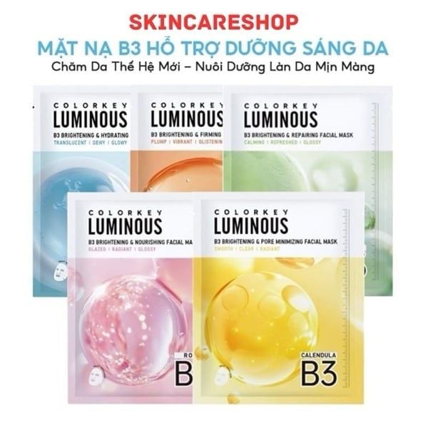 Mặt Nạ Colorkey Luminous B3 Facial Mask 30ml
