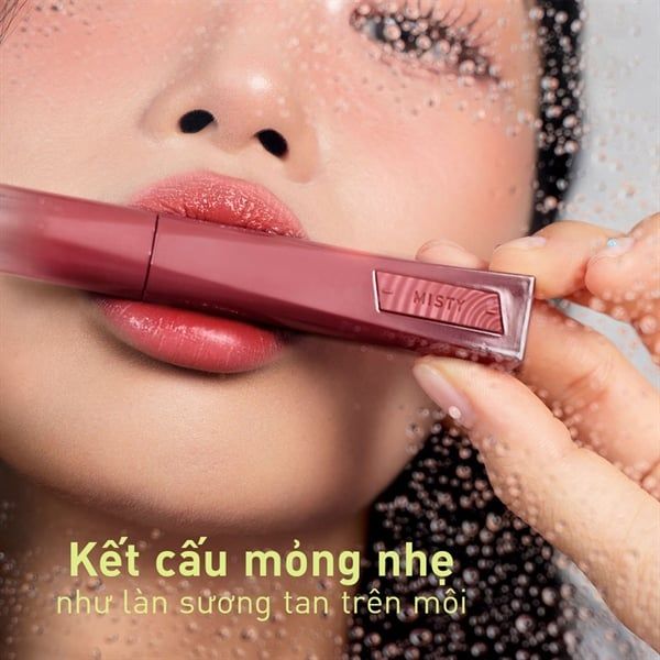 Son Bóng Pha Lê 3CE Căng Bóng, Ẩm Mượt Misty Lip Bare 4.6g